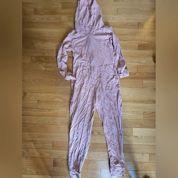 XS Smash&Tess Hooded Zipper Romper - Picture 2 of 4